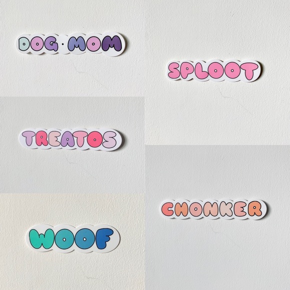 STICKER BUNDLES - Vinyl, Weatherproof Stickers - Picture 1 of 4